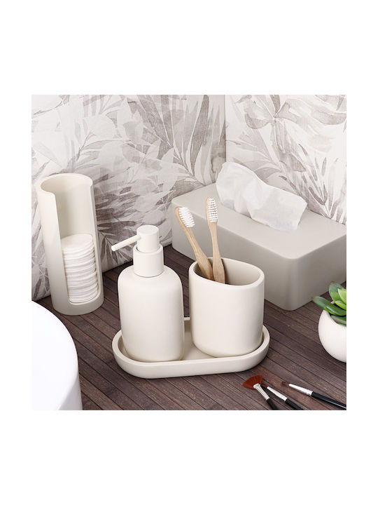 Atmosphera Cup Holder made of Resin Beige