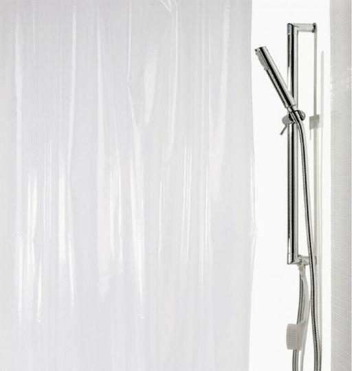 Spirella Trasparente Κουρτίνα Μπάνιου 180x200 cm Λευκή Spirella Trasparente Κουρτίνα Μπάνιου 180x200 cm Λευκή