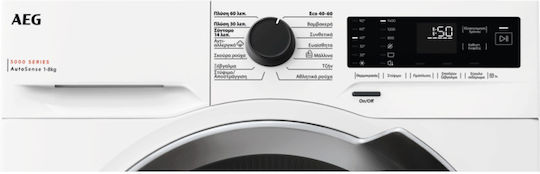 AEG Waschmaschine 8kg mit Dampftechnologie 1400 Umdrehungen AutoSense LF5Z48BG