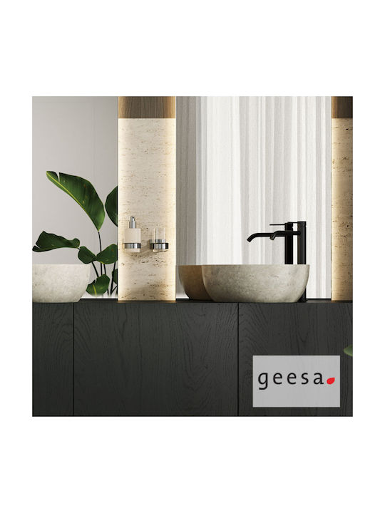 Geesa Επιτοίχιο Dispenser από Ανοξείδωτο Ατσάλι Ασημί 200ml