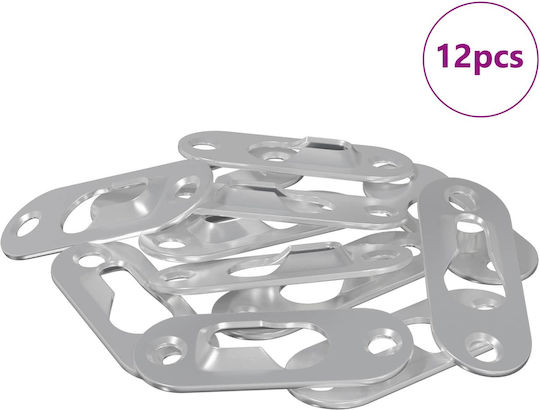 vidaXL Παξιμάδι Ασφαλείας για Βίδα M3.5mm 12τμχ