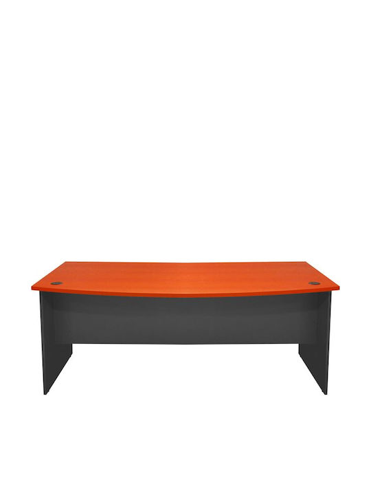 Professional Office Executive Wooden Grey / Cherry 180x93.5x75cm