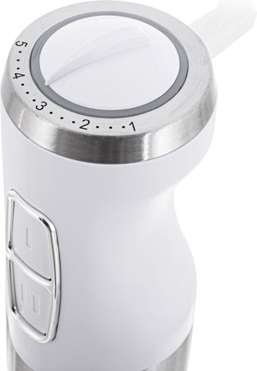 Camry Blender De Mână Cu Tijă Din Inox 1600W Alb