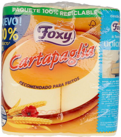 Foxy Cartapaglia Χαρτί Κουζίνας 2 Ρολά (500gr/Ρολό)