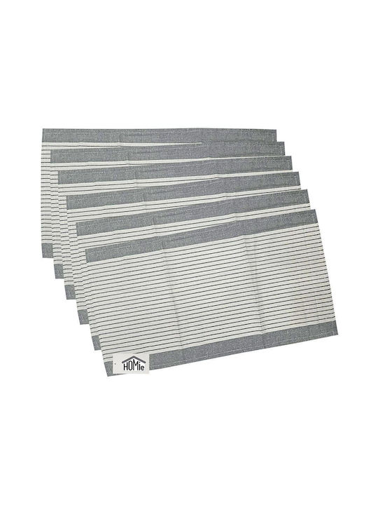 HOMie Towel from 100% Cotton in Gray Color 60x30cm 12pcs