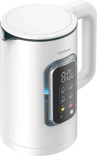 Webber Βραστήρας 1.5lt 1800W Καφέ