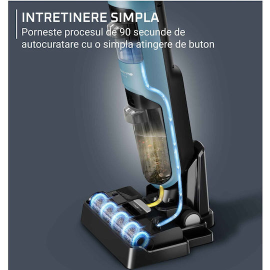 Rowenta X-clean Επαναφορτιζόμενη Σκούπα 2 σε 1 Stick & Χειρός Μπλε