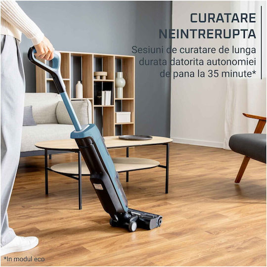 Rowenta X-clean Επαναφορτιζόμενη Σκούπα 2 σε 1 Stick & Χειρός Μπλε