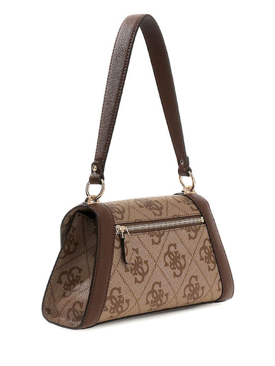 Latte Logo Damen Handtasche Braun