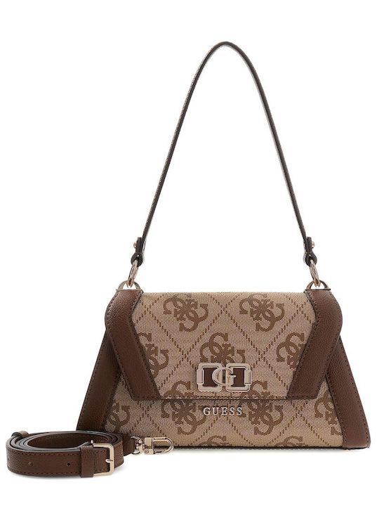 Latte Logo Damen Handtasche Braun