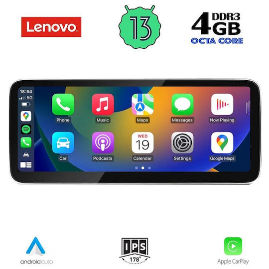 Lenovo Car Audio System for Audi A3 2013-2021 (Bluetooth/USB/WiFi/GPS/Apple-Carplay/Android-Auto) with Touch Screen 10.33"