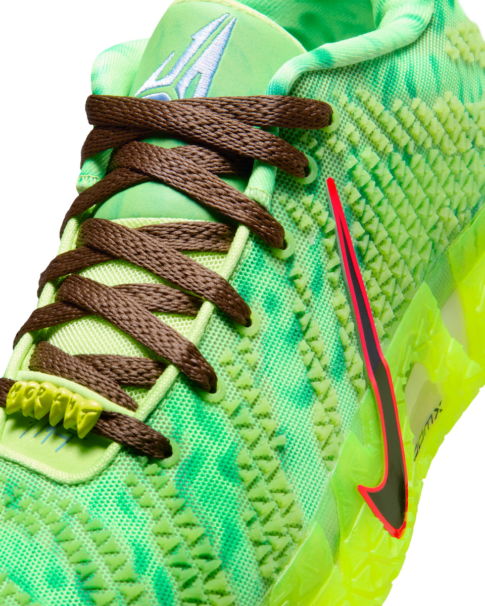 Nike Ja 3 HV9923-700 cu talpă joasă Pantofi de baschet Light Lemon