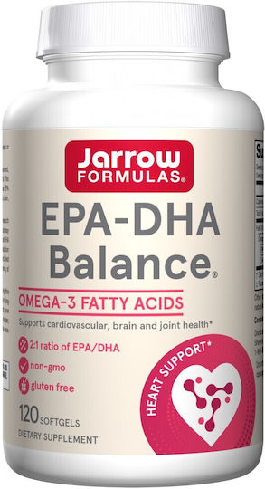 Jarrow Formulas EPA-DHA Balance Рибено масло 1000мг 120 софтджел