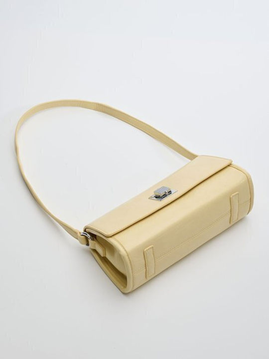 Leather Women's Bag Shoulder Yellow
