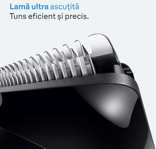 Braun Επαναφορτιζόμενη Κουρευτική Μηχανή Μαύρη BT3520