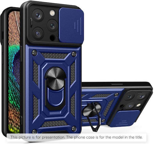Magnetic Back Cover Albastru (Moto G15)
