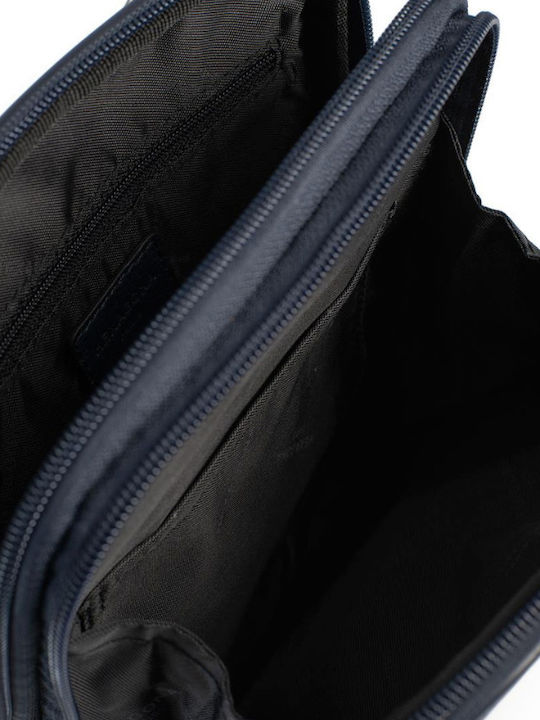Leather Men's Bag Shoulder / Crossbody Blue