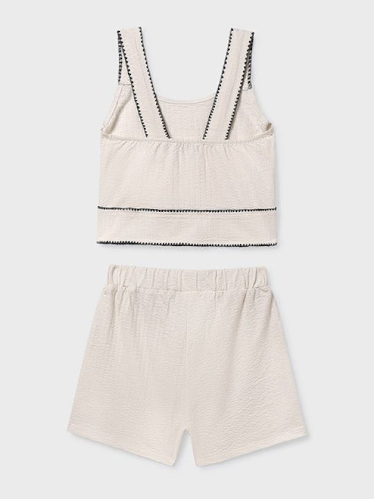 Kinder-Set mit Shorts Sommer 2Stück Beige