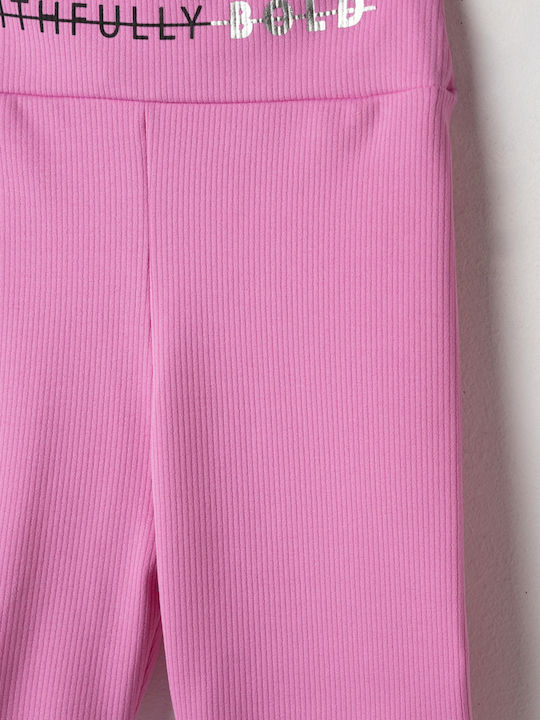 Kinder-Set mit Shorts Sommer 2Stück Pink