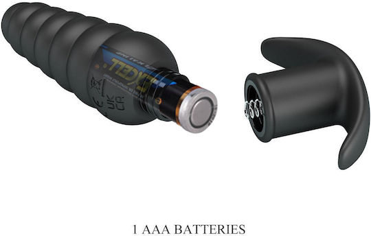 Pretty Love Anal Plug with Vibration Black