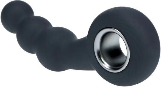 Shots Beaded Anal Vibrator Black