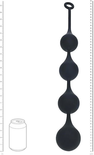 Shots Anal Beads XXLarge Black