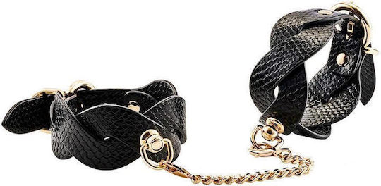 Guilty Pleasure Braided Ankle Handschellen in Gold Farbe