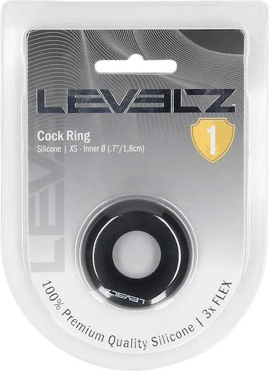 Inele Pentru Penis Solid Din Silicon XS Negru