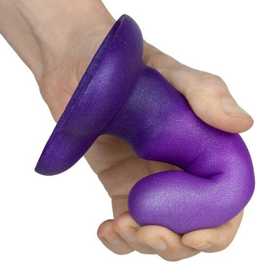 Lola Games Glass Dildo With Suction Cup Purple