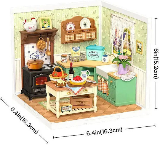 Robotime Παιχνίδι Κατασκευών Ξύλινo Farmhouse Kitchen with LED για Παιδιά 14+ Ετών