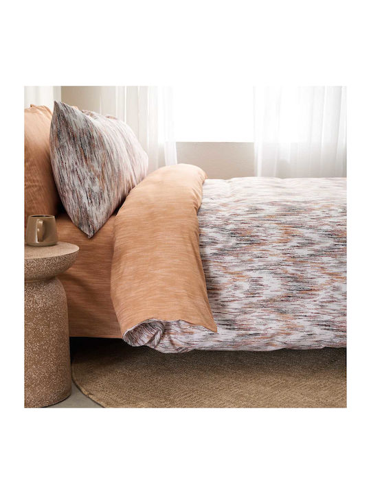 Vesta Home Σετ Παπλωματοθήκη Βαμβακερή 170x240cm Μονή με Μαξιλαροθήκη Fiona 1 1