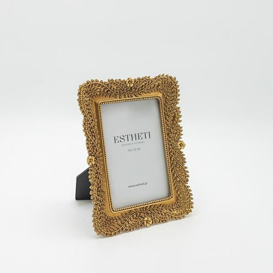 Fotorahmen mit Goldenem Kunststoffrahmen 10x15