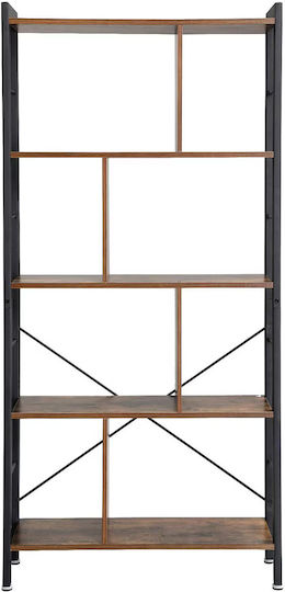 Bibliotecă Maro Rustic 74x30x154.5cm