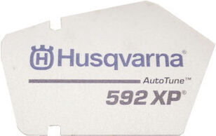 Αυτοκολλητο Συστηματος Εκκινησης Γνησιο Husqvarna 592χρ