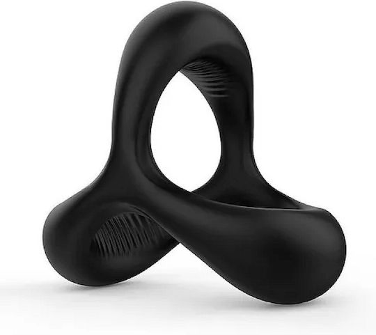 Smd Tamer Adjustable Silicone Penis Pleasure Ring Ρυθμιζόμενο Δαχτυλίδι Πέους Σιλικόνη Black