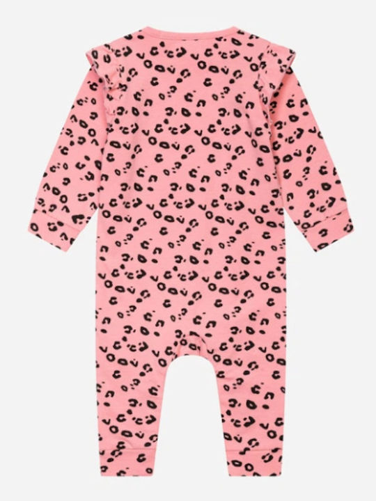 Minoti Set Babystrampler mit Hose Pink/Grey 5Stück