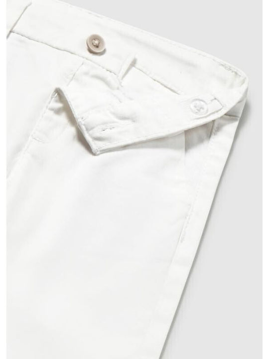 Kids Chino Trousers White
