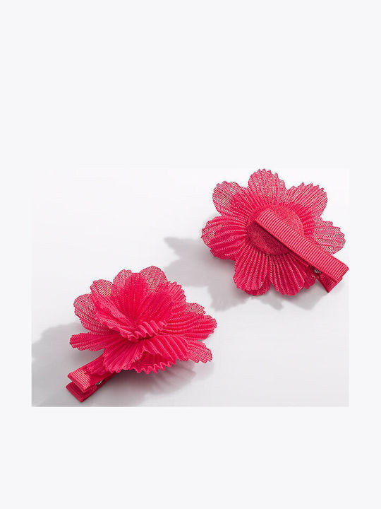 Abel & Lula Set Kids Hair Clips with Flower Bobby Pins 2 Pieces