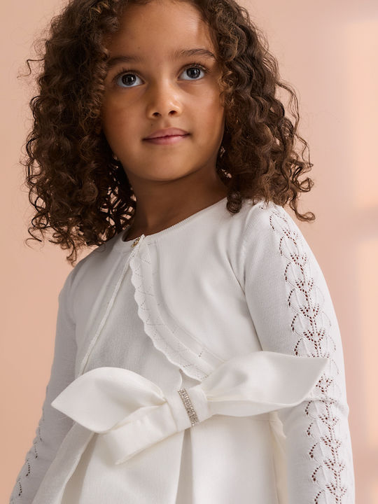Kids Bolero Knitted Cream