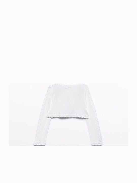 Kids Bolero Knitted Cream