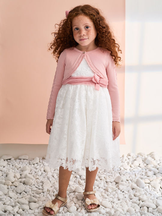 Kinderbolero Gestrickt Rosa