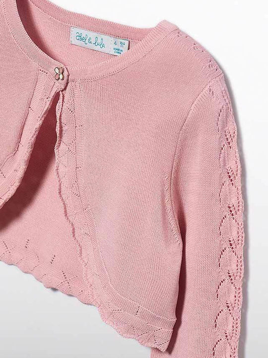 Kinderbolero Gestrickt Rosa