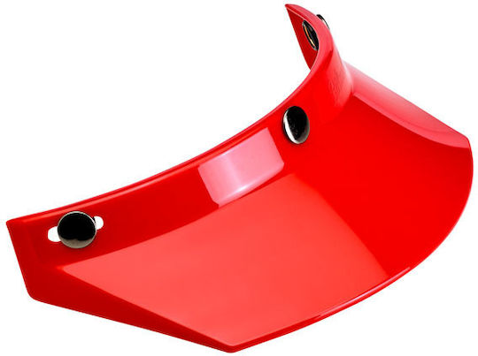 Biltwell Moto Visor Red
