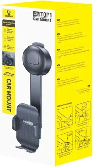 Baseus Car Mobile Mount with Adjustable Hooks Black