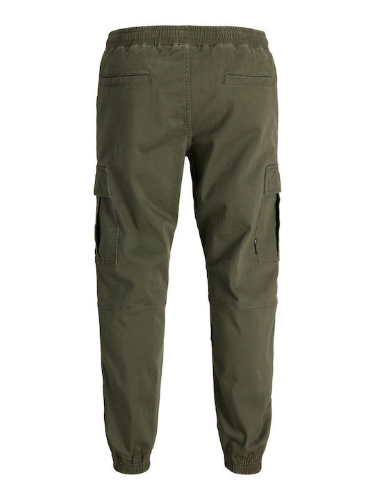 Trousers Cargo Elastic Olive Night