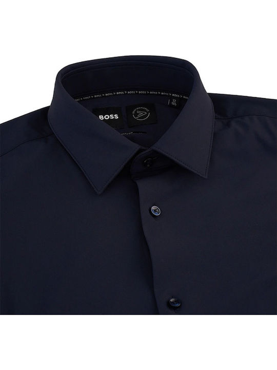 Дълъг ръкав Риза Dark Blue