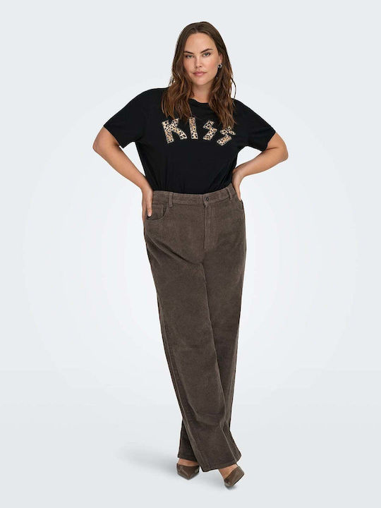 Γυναικείο T-shirt black/kiss