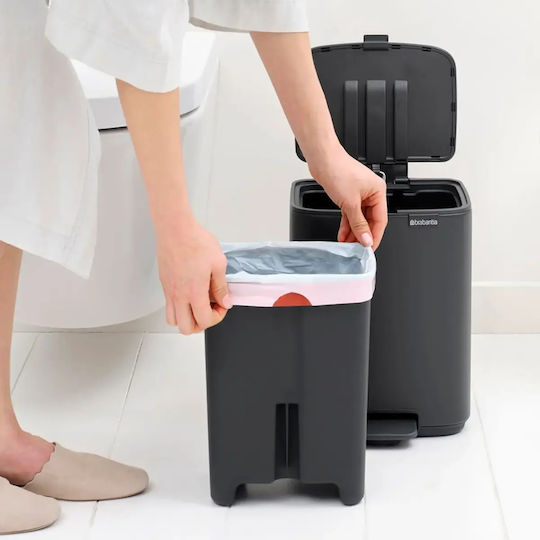 Brabantia Металик Банята кошче 7лт Сив