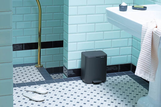 Brabantia Металик Банята кошче 7лт Сив