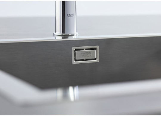 Grohe K700 Chiuvetă De Bucătărie Sub Masă Inox L80xL40cm Argintiu